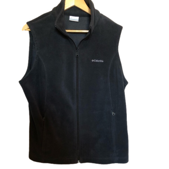 Columbia Jackets & Blazers - Columbia Black Sleeveless Fleece Vest XL